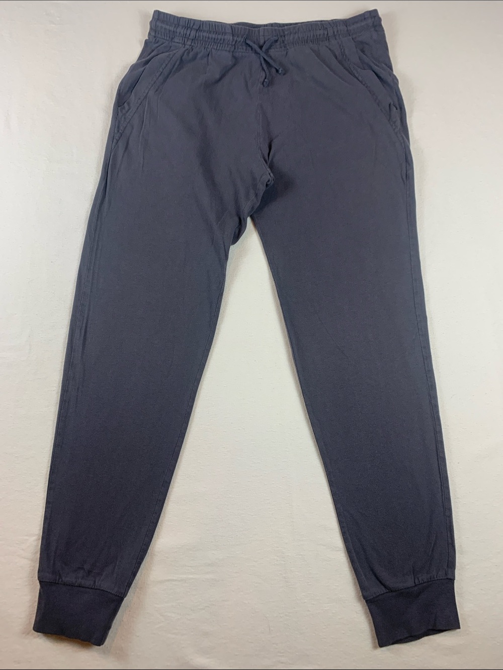 J Crew Factory Men’s Cotton Jogger Pajama Pants GUC Small Drawstring Waist Gray - Picture 6 of 15